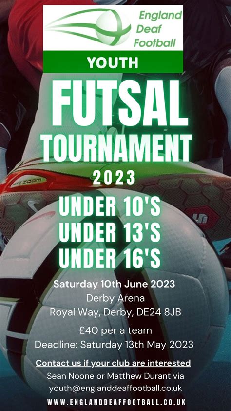 youth futsal tournaments 2023